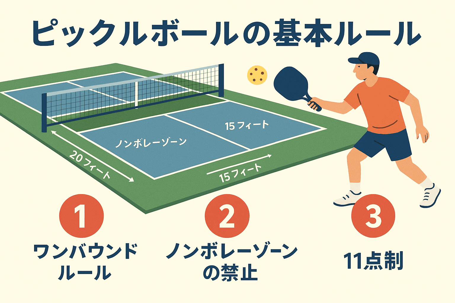 ピックルボール初心者向け！効果的な練習方法と上達のコツを徹底解説